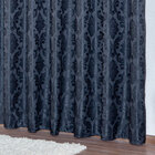 Cortina Jacquard Preta 2,70m X 1,80m - Ideal Para Varão Simpl