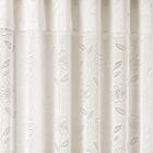 Cortina Jade Para Trilho Comum Tecido Renda Floral 2,00m X 2,