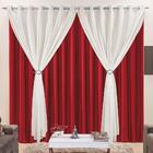 Cortina Jasmini Para Trilho Suisso Max Microfibra E Voal 4,00