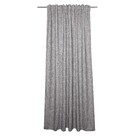 Cortina Jaxon Poliéster Cinza e Prata 2,80x2,0m Inspire