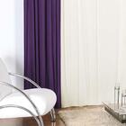 Cortina Jéssica Bando Franzido 3,00 X 2,80 Roxo E Palha