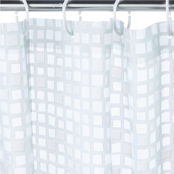 Cortina Jolitex Para Box De Banheiro Peva Ladrilhos 1,80x1,98