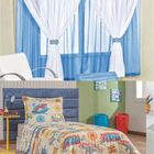 Cortina Juvenil Quarto Menino E Colcha Matelada Dinossauro -