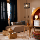 Cortina Kalpe Algodão Azul 2,80x2,0m Inspire