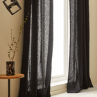 Cortina Kalpe Algodão Preto 2,80x1,40m Inspire