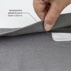 Cortina Kalpe Algodão Verde e Prata 2,80x2,0m 1 Folha Inspire