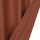 Cortina Kazzan Marrom 2,60x2,30m 2 Folhas Beca Decor