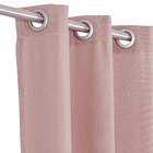 Cortina Kazzan Rosa 2,60x1,70m 2 Folhas Beca Decor