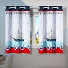 Cortina Kids Infantil Varão Tecido Oxford 2,00m X 1,30m - Bar