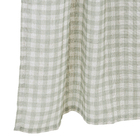 Cortina Klittery Poliéster e Linho Bege e Verde 2,80x1,40m Inspire