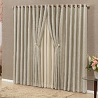 Cortina Kyara 4 Metros Sala Quarto Para Varão - Bronze