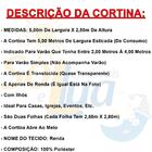 Cortina Lace 5 Metros X2 80m Renda Cozinha Sala Janela Porta