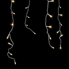 Cortina Led Branca 3,5m X 0,3m Decoração Casamento Luz Amarel