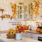 Cortina Led Branca 3,5m X 0,3m Decoração Casamento Luz Amarel