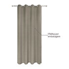 Cortina Lenaya Linho Bege 2,80x1,40m Inspire