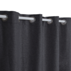 Cortina Lidia Corta Luz 1,40x2,80m Cinza Inspire