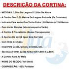 Cortina Lima 3 Metros X 2 80m Voil Quarto Janela Porta Voal -