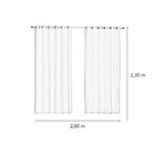 Cortina Lina 230x260cm Branyl