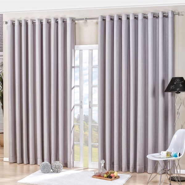 Cortina Linho 3,00 Metros X 2,60 Metros Alt Tecido Linho - Ci