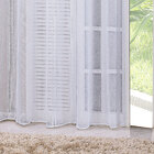 Cortina Linho Bordada Branca Para Sala / Quarto 4m X 2,75m De