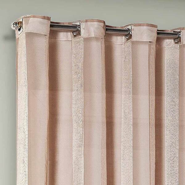 Cortina Linho Bordado Sala Quarto 3 00m X 2 75m  Ilhós Cromad