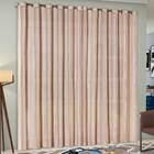 Cortina Linho Bordado Sala Quarto 3 00m X 2 75m  Ilhós Cromad