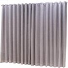 Cortina Linho Tecido 5,00x2,30 Para Varão Simples Palha