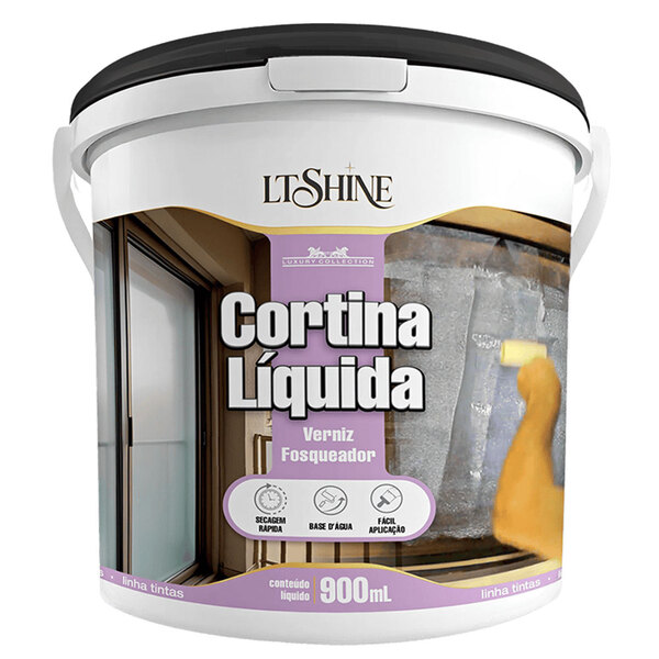 Cortina Líquida Fosqueante Para Vidros Branco Leitoso Efeito
