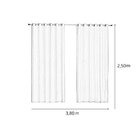 Cortina Lira 250x380cm Branyl