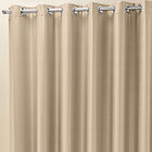 Cortina Lisa De Varão Bege 3m X 2,50m Para Sala Ou Quarto