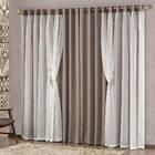 Cortina Mabelle Luxo Para Varão Tecido Semi Blackout E Voal 3
