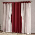 Cortina Mabelle Luxo Para Varão Tecido Semi Blackout E Voal 3