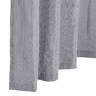 Cortina Madras Cinza 4,00x2,60m 2 Folhas Beca Decor