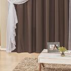 Cortina Madri Para Varão Tecido Semi Blackout 2,00m X 1,70m -