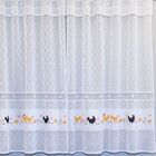 Cortina Madrid 2,0x1,20m - Interlar Estampa:amiga Galinha