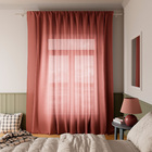 Cortina Mahe Poliéster Cobre 2,80x2,00m 1 Folha Inspire