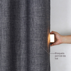 Cortina Malonn Cinza 1,40x2,80m 1 Folha Inspire