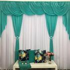 Cortina Mara Para Varão Duplo Malha Gel 4,00m X 2,60m - Verde