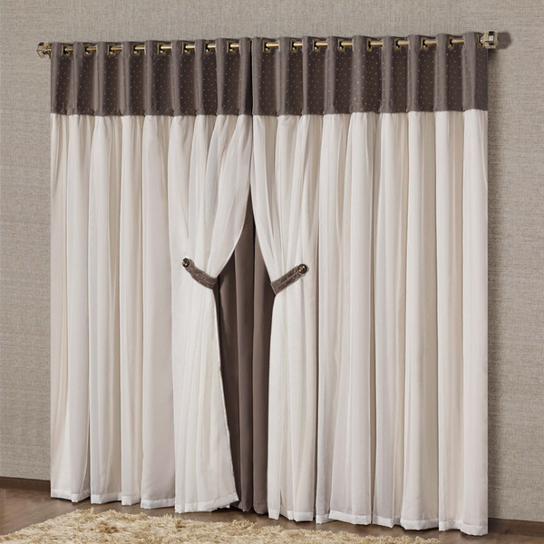 Cortina Marrocos 2 Mts Sala Quarto Blackout Para Varão - Taba