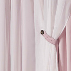 Cortina Marrocos 3 Mts Sala Quarto Blackout Para Varão - Rosa