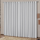 Cortina Medyna 2 Mts Sala Quarto Blackout Para Varão - Gelo