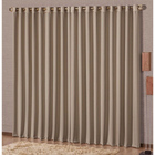 Cortina Medyna 3 Mts Sala Quarto Blackout Para Varão - Bege