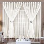 Cortina Mel Para Trilho Suisso Max Tecido Voal 3,00m X 2,80m