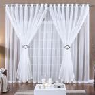 Cortina Mel Para Trilho Suisso Max Tecido Voal 4,00m X 2,80m