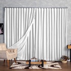 Cortina Microfibra Com Linho 2,80x1,80 Para Trilho Suíço Bran