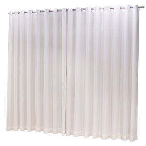 Cortina Microfibra Com Linho 2,80x2,80 Para Varão Duplo Palha | Leroy ...