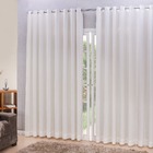 Cortina Microfibra Com Linho 3,00x2,50 Para Varão Simples Pal