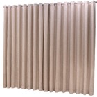 Cortina Microfibra Com Linho 4,00x2,50 Para Varão Simples Ave