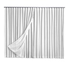 Cortina Microfibra Com Linho 4,00x2,80 Para Trilho Duplo Bran