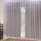 Cortina Microfibra Com Linho 5,00x2,30 Para Varão Simples Cin